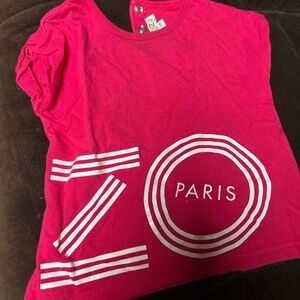 Kenzo authentic baby girl pink T shirt size 2t